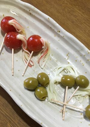 かんざしカプレーゼ-レシピのメイン写真