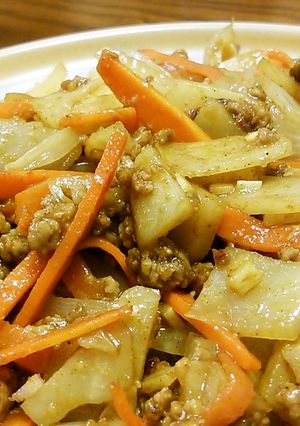 夏の味噌カレー炒め♪-レシピのメイン写真