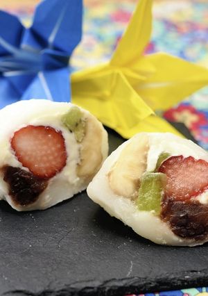味わい深いフルーツ大福-レシピのメイン写真