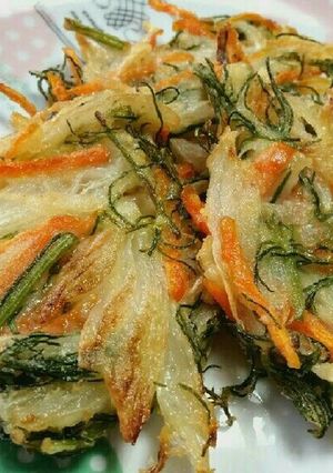 おかひじきの米粉かき揚げ-レシピのメイン写真