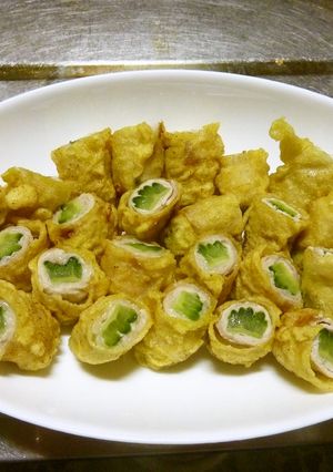 ☆ゴーヤのカレー風味天ぷら☆-レシピのメイン写真