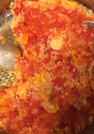 夏野菜のパエリア-レシピのメイン写真