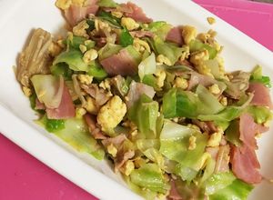 冷蔵庫整理！エノキとキャベたまの中華炒め-レシピのメイン写真