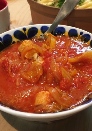 トマトのチキン煮 レモン風味（時短）-レシピのメイン写真