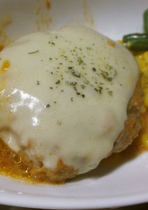 チーズのせハンバーグ☆-レシピのメイン写真