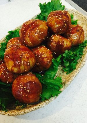 やみつき肉巻きおにぎり-レシピのメイン写真