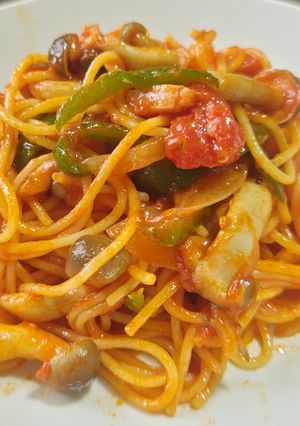りのあ流ナポリタン-レシピのメイン写真