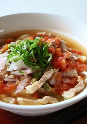 トマトだしのぶっかけうどん-レシピのメイン写真