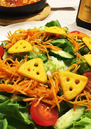 簡単チーズ風味サラダ♪-レシピのメイン写真