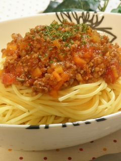 スパゲティミートソース-レシピのメイン写真