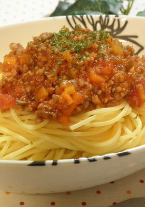 スパゲティミートソース-レシピのメイン写真