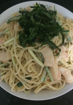 冷製たらこパスタ♡-レシピのメイン写真