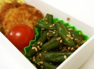 お弁当に☆冷凍インゲンのゴマおかか炒め-レシピのメイン写真