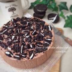 รูปของ 混ぜるだけ♡オレオチョコレアチーズケーキ
