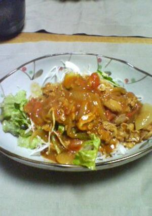 完熟トマトのカレー　赤ワイン仕立て♪-レシピのメイン写真