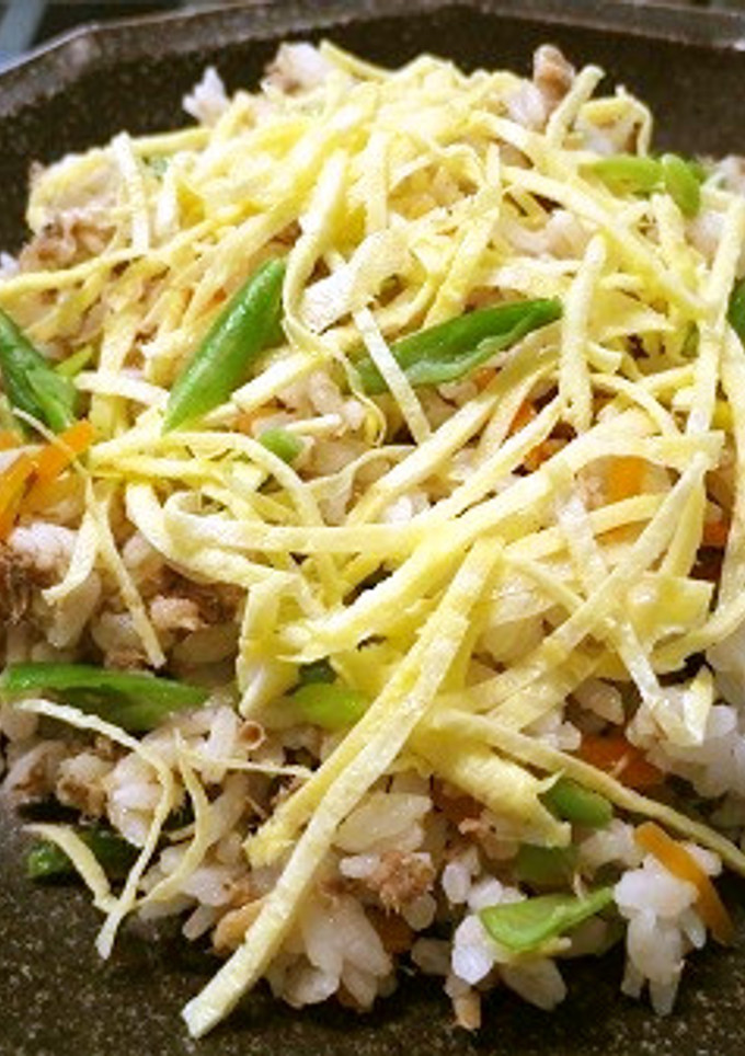 鯖オイル漬け缶でさばちらし寿司-レシピのメイン写真