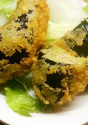 ナスのはさみフライ-レシピのメイン写真