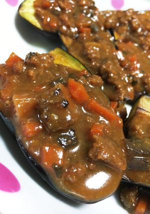 なすの五目味噌かけ-レシピのメイン写真