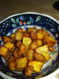 時短(?) 大豆とサツマイモのから揚げ-レシピのメイン写真