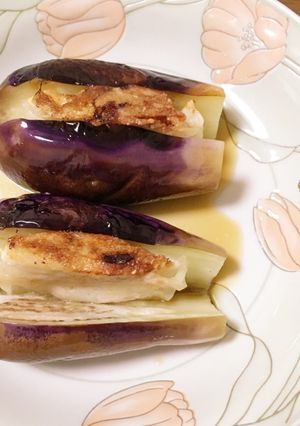 ナスの餃子はさみ焼き-レシピのメイン写真