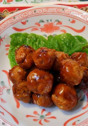 ローカロリーおからと鶏肉のミートボール-レシピのメイン写真