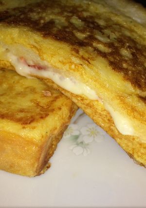 ベーコンチーズのフレンチトースト-レシピのメイン写真