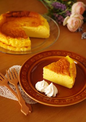 HMでつくる簡単スフレチーズケーキ-レシピのメイン写真