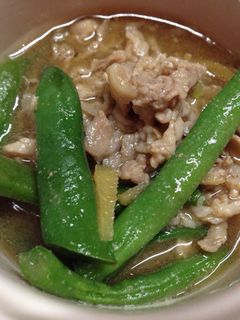 材料3つ!いんげんと豚肉のさっと煮-レシピのメイン写真