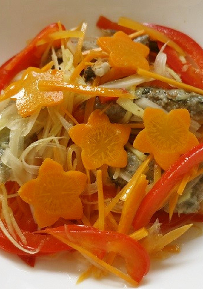 鯖オイル漬け缶で南蛮漬け-レシピのメイン写真