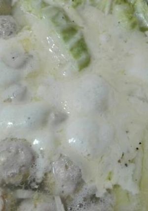 大量キャベツと鶏団子の鍋-レシピのメイン写真