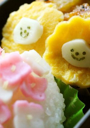 梅雨時にぴったり、簡単キャラ弁♪-レシピのメイン写真