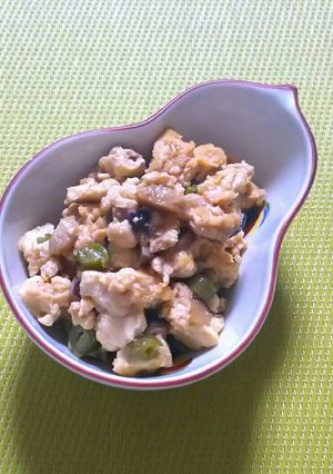 低糖質レシピ☆炒り豆腐-レシピのメイン写真