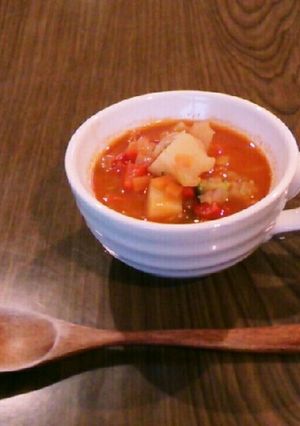 アフターヌーンティー風ミネストローネ-レシピのメイン写真