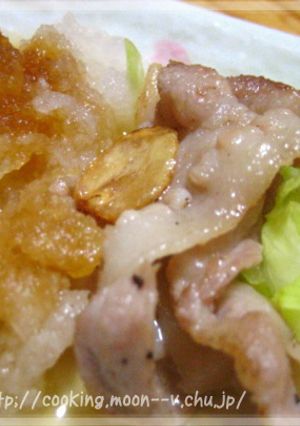 簡単♪ 大根おろしでサッパリ豚肉-レシピのメイン写真