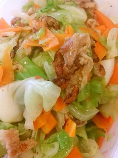 鶏皮と野菜のポン酢炒め-レシピのメイン写真