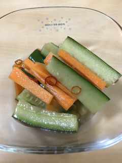 きゅうりとにんじんの甘酢漬け♪-レシピのメイン写真