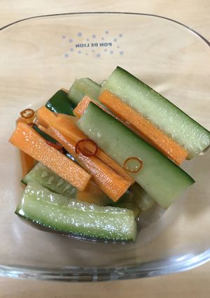 きゅうりとにんじんの甘酢漬け♪-レシピのメイン写真