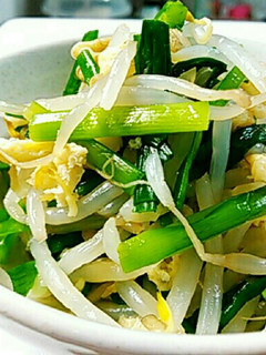 あっさり!★モヤシとニラの塩味お浸し★-レシピのメイン写真