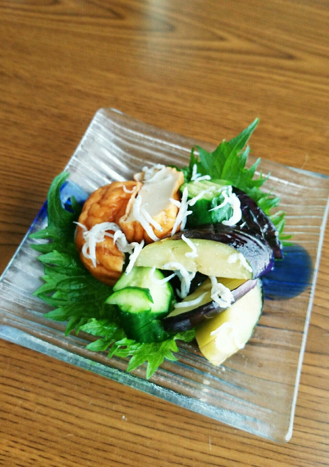 さっぱり「魚河岸あげ®」と夏野菜の煮浸し-レシピのメイン写真