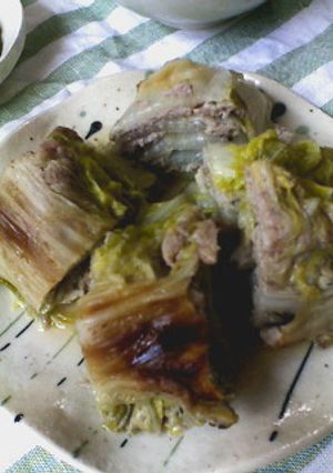 超簡単！白菜と豚肉のミルフィーユ-レシピのメイン写真