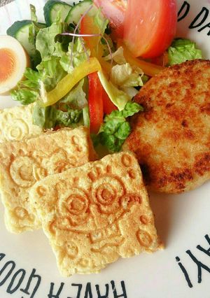 お豆腐入りアメリカンワッフル-レシピのメイン写真
