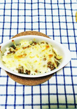 豆腐と納豆とブロッコリーのグラタン-レシピのメイン写真