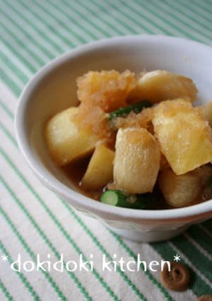 揚げじゃが＆揚げにんにく♡みぞれ煮-レシピのメイン写真