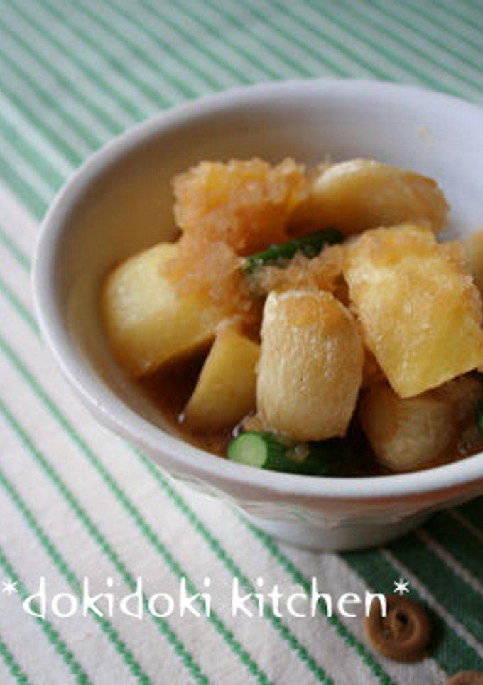 揚げじゃが＆揚げにんにく♡みぞれ煮-レシピのメイン写真