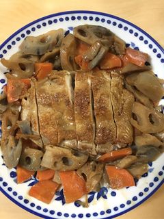 鶏もも肉と根菜の照り煮-レシピのメイン写真