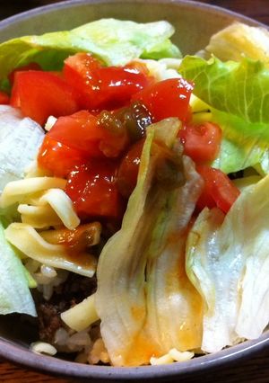 玄米タコライス-レシピのメイン写真
