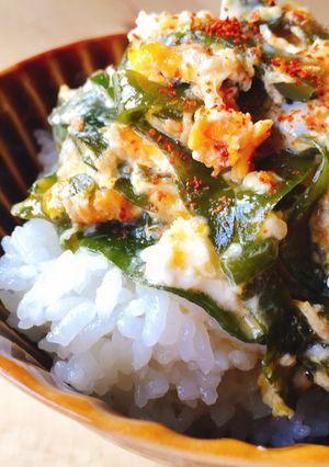 わかめ玉子丼-レシピのメイン写真