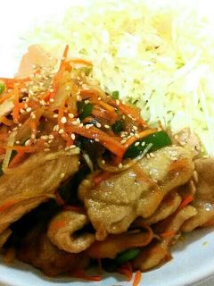野菜たっぷりしょうが焼き-レシピのメイン写真
