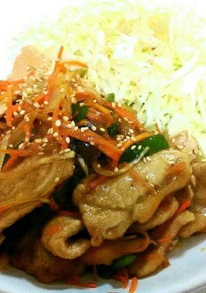 野菜たっぷりしょうが焼き-レシピのメイン写真