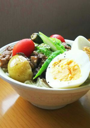彩りじゃがバターde塩ラーメン-レシピのメイン写真